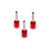 1.0mm Insulated Cord End Ferrule Red (French) Pack Of 100